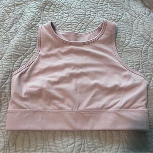 Calvin Klein Pink Textured Sports Bra
